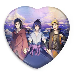 پیکسل قلبی ناروتو و ساسکه و ایتاچی انیمه ناروتو Naruto
