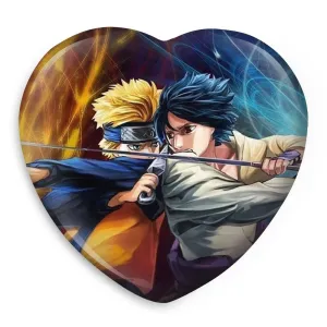 پیکسل قلبی ناروتو و ساسکه انیمه ناروتو Naruto