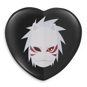 پیکسل قلبی ماسک کاکاشی انیمه ناروتو Naruto