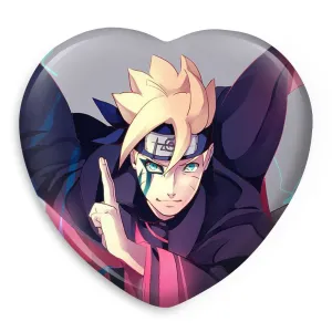 پیکسل قلبی بوروتو اوزوماکی انیمه ناروتو  Naruto