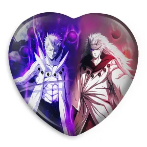 پیکسل قلبی مادارا و اوبیتو انیمه ناروتو Naruto