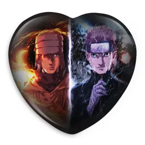 پیکسل قلبی ناروتو و ساسکه انیمه ناروتو Naruto
