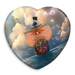 پیکسل قلبی کشتی مری انیمه وان پیس One Piece
