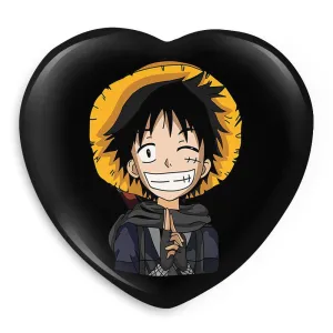 پیکسل قلبی لوفی دی مانکی انیمه وان پیس One Piece