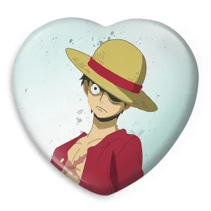 پیکسل قلبی لوفی دی مانگی انیمه وان پیس One Piece