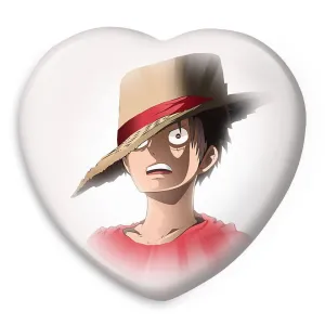 پیکسل قلبی لوفی دی مانکی انیمه وان پیس One Piece