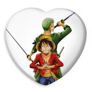 پیکسل قلبی لوفی و زورو انیمه وان پیس One Piece