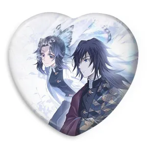 پیکسل قلبی گیو و شینوبو انیمه شیطان کش