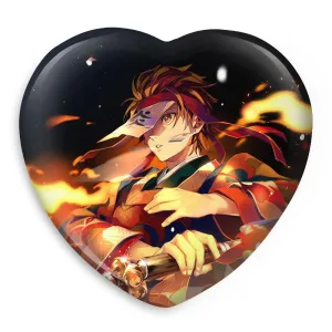 پیکسل قلبی تانیجرو کامادو انیمه شیطان کش