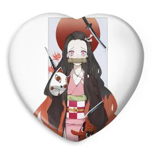 پیکسل قلبی کامادو نزوکو انیمه شیطان کش