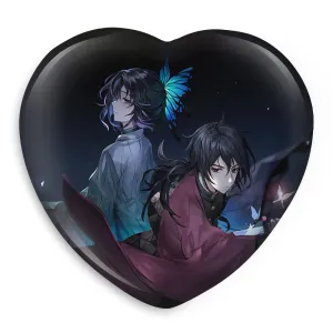 پیکسل قلبی تومویوکا و شینوبو انیمه شیطان کش