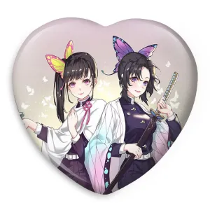 پیکسل قلبی شینوبو و سویوری انیمه شیطان کش