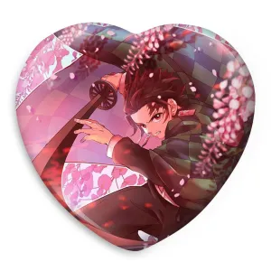 پیکسل قلبی کامادو تانجیرو انیمه شیطان کش