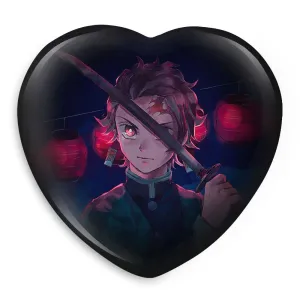 پیکسل قلبی کامادو تانجیرو انیمه شیطان کش