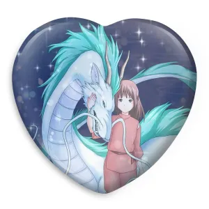 پیکسل قلبی چیهیرو و هاکو انیمه شهر اشباح Spirited Away