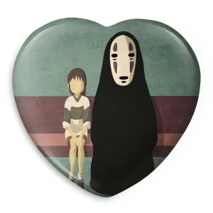 پیکسل قلبی چیهیرو و نوفیس انیمه شهر اشباح Spirited Away