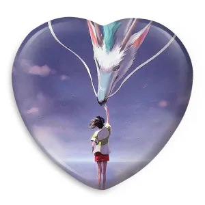 پیکسل قلبی هاکو و چیهیرو انیمه شهر اشباح Spirited Away