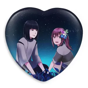 پیکسل قلبی چیهیرو و هاکو انیمه شهر اشباح Spirited Away