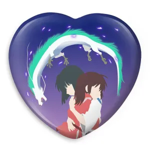 پیکسل قلبی هاکو و چیهیرو انیمه شهر اشباح Spirited Away