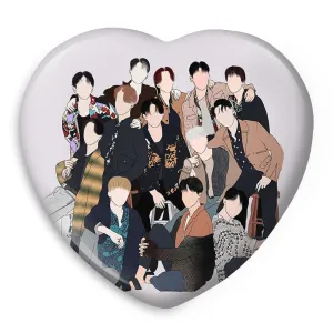 پیکسل قلبی گروه سونتین Seventeen