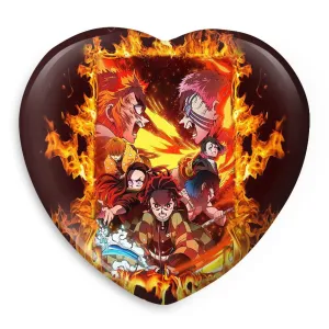 پیکسل قلبی تانجیرو و دوستان انیمه شیطان کش