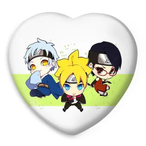 پیکسل قلبی سارادا و بوروتو و میتسوکی انیمه بوروتو Boruto