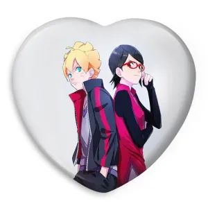 پیکسل قلبی بوروتو و سارادا انیمه بوروتو Boruto