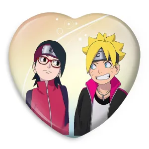 پیکسل قلبی بوروتو و سارادا انیمه بوروتو Boruto