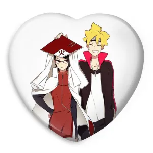 پیکسل قلبی بوروتو و سارادا انیمه بوروتو Boruto
