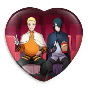 پیکسل قلبی ساسکه و ناروتو انیمه بوروتو Boruto