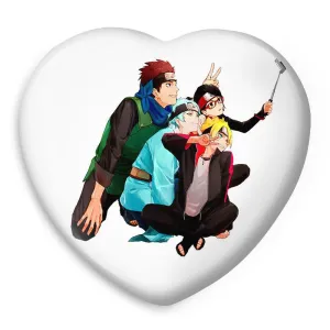 پیکسل قلبی بوروتو و دوستان انیمه بوروتو Boruto