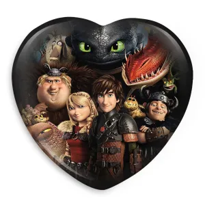 پیکسل قلبی اژدها سواران DreamWorks Dragons