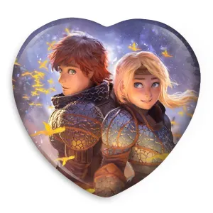 پیکسل قلبی اژدها سواران DreamWorks Dragons