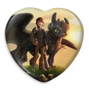 پیکسل قلبی اژدها سواران DreamWorks Dragons