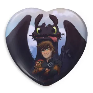 پیکسل قلبی اژدها سواران DreamWorks Dragons