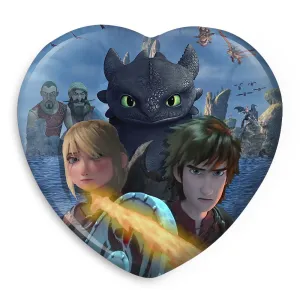 پیکسل قلبی اژدها سواران DreamWorks Dragons