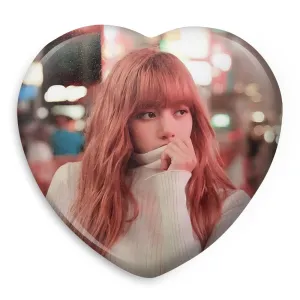 پیکسل قلبی لیسا بلک پینک Black Pink