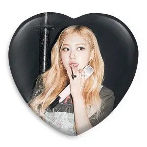 پیکسل قلبی رزی بلک پینک Black Pink