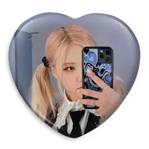 پیکسل قلبی رزی بلک پینک Black Pink
