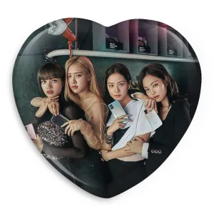 پیکسل قلبی گروه بلک پینک Black Pink