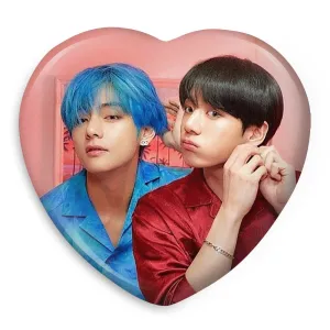 پیکسل قلبی تهیونگ و جونگ کوک ویکوک گروه بی تی اس BTS