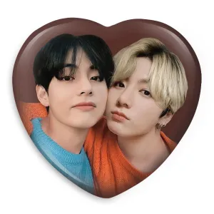 پیکسل قلبی تهیونگ و جونگ کوک ویکوک گروه بی تی اس BTS