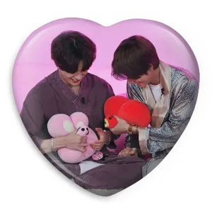 پیکسل قلبی تهیونگ و جونگ کوک ویکوک گروه بی تی اس BTS