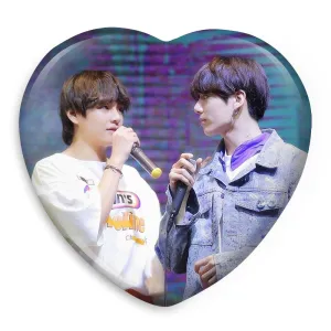 پیکسل قلبی تهیونگ و جونگ کوک ویکوک گروه بی تی اس BTS