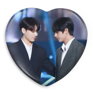 پیکسل قلبی تهیونگ و جونگ کوک ویکوک گروه بی تی اس BTS