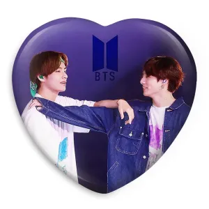 پیکسل قلبی تهیونگ و جونگ کوک ویکوک گروه بی تی اس BTS