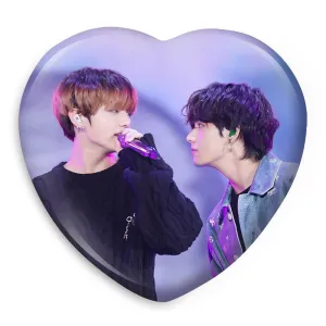 پیکسل قلبی تهیونگ و جونگ کوک ویکوک گروه بی تی اس BTS