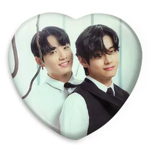 پیکسل قلبی تهیونگ و جونگ کوک ویکوک گروه بی تی اس BTS
