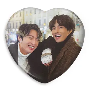پیکسل قلبی تهیونگ و جونگ کوک ویکوک گروه بی تی اس BTS