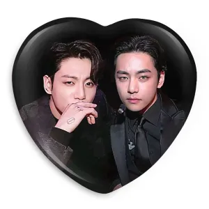پیکسل قلبی تهیونگ و جونگ کوک ویکوک گروه بی تی اس BTS